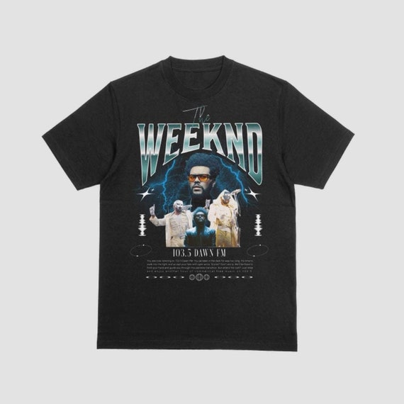 【M】The Weeknd ウィークエンド Dawn Fm ロンT Tシャツ The Weeknd Merch Tour T-shirt Hip Hop Pop Music Tee Dawn FM