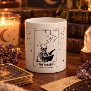 Celestial Star Mug, Witchy Coffee Cup, Astrology Gift, Mystical Mug, Cozy Tarot Lover Gift, Moon Lover Gift, Starry Ceramic Coffee Cup