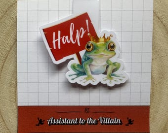 Assistente del cattivo I Apprendista del cattivo I Segnalibri magnetici I Evie e il cattivo I Kingsley I Merch