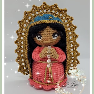 Virgencita de Guadalupe a crochet