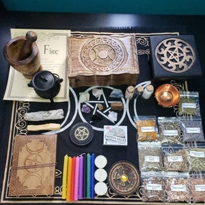 Wiccan Altar Complete Starter Kit