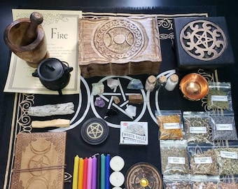 Wiccan Altar Complete Starter Kit