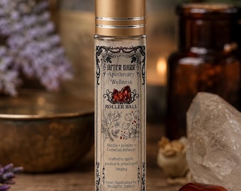After Dark Roller Oil | Vanilla Jasmine Carnelian Infusion, Spicy Romance Perfume