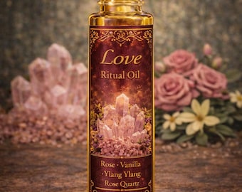 Love Ritual Oil | Vanilla, Ylang Ylang, Rose Quartz Infusion