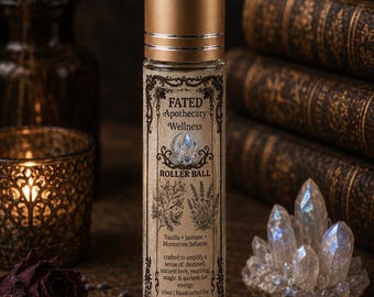Fated Roller Oil | Vanilla Jasmine Moonstone Perfume | Romantasy BookTok Scent