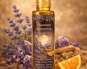 Burnout Recovery Ritual Oil | Lavender, Sweet Orange, Amethyst Blend