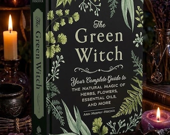 The Green Witch | Natural Magic Book with Witchy Extras | Herbal Witchcraft Gift | Nature Spell Book Bundle