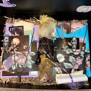 Blind Date With a Book Kit – Witchy Book Gift Box - Crystals, Candles & Extras