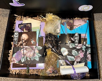 Blind Date Book Box • Witchy Reading Ritual Kit (Physical or Kindle)
