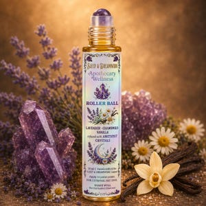 Sleep & Dreamwork Roller Ball | Lavender, Chamomile, Vanilla, Amethyst Infused