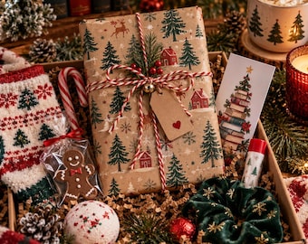 Christmas Blind Date with a Book, Genre Choice, Festive Book Gift Box