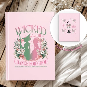 Wicked Journal | Elphaba & Glinda Journal | Wicked Gift | Gift for Her | Gift for Wife | Gift for Mom