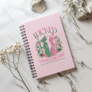Wicked Spiral Notebook | Back to School Gift | Wicked Gift | Notebook | Gift for Wicked Fan