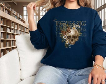 Triggers & Spice Crewneck Sweatshirt | Book Lover | Dark Romance Bookish Shifts