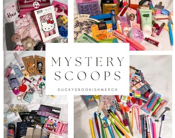 Mystery scoop, Mystery Scoops Bookish bundle book scoop Grab Bag Stationary scoop Bookish Scoops Lucky scoop Booktok Mystery Bag Mystery Box