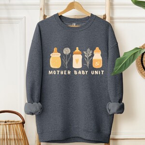 mother baby nurse sweatshirt, postpartum nurse gift, mbu nurse sweatshirt, maternity ward nurse shirt, baby nurse crewneck, ob nurse gift