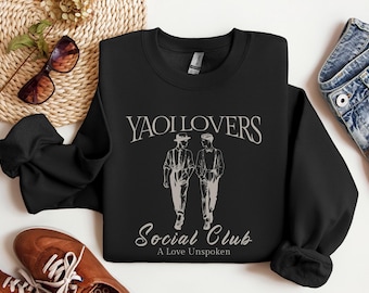 Vintage Yaoi Sweatshirt Romantic Boys Sweater Fujoshi BL Anime Crewneck Yaoi Lover Gift Fudanshi Boys Love Shirt Gay Anime Merch Yaoi Gift
