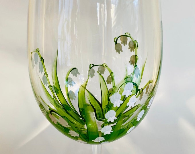 Figural Flower Stemless Wine Glass Cute Wine Glass Wine -   Hand blown wine  glasses, Painted wine glasses, Gifts for wine lovers