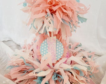 First Birthday Party Hat Baby is One Hat First Birthday Party Centerpiece Baby Girl Birthday