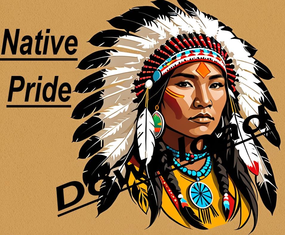 Native Pride Instant Digital Download PNG 955x789 - Etsy