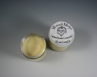 Wood Mojo 4 oz jar - beeswax natural finish for unfinished wood and also a salve for human skin