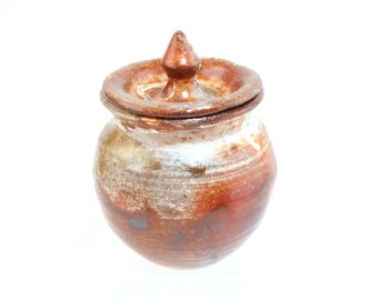 Wood Fired Lidded Pot, Ceramic Lidded Pot, Smudge Pot, Treasure Pot, Candy Pot, Treat Bowl, Lidded Bowl Ceramic, Lidded Pot Ceramic