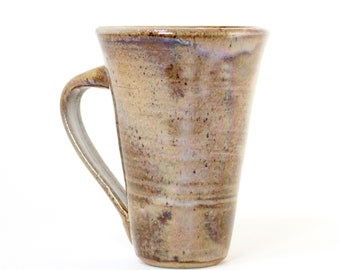 Mug Woodfired, Handmade in Ohio, Wheel Thrown Mug Ceramic, Pottery Mug Rustic, Coffee Cup Handmade, Tea Mug woodfired
