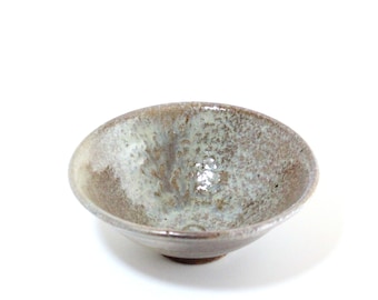 Bowl Woodfired, Handmade in Ohio, Wheel Thrown Rice Bowl Ceramic, Pottery Pasta Bowl Rustic, Salad Bowl Handmade, Small Bowl