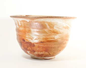 Serving Bowl Woodfired, Handmade in Ohio, Wheel Thrown Large Bowl Ceramic, Pottery Pasta Bowl Rustic, Salad Bowl Handmade, Rustic Bowl