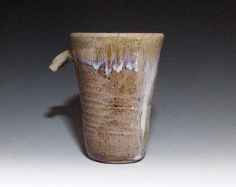 Cup Woodfired, Handmade in Ohio, Wheel Thrown Cup Ceramic, Pottery Cup Rustic, Drinking Cup Handmade, Water Cup woodfired