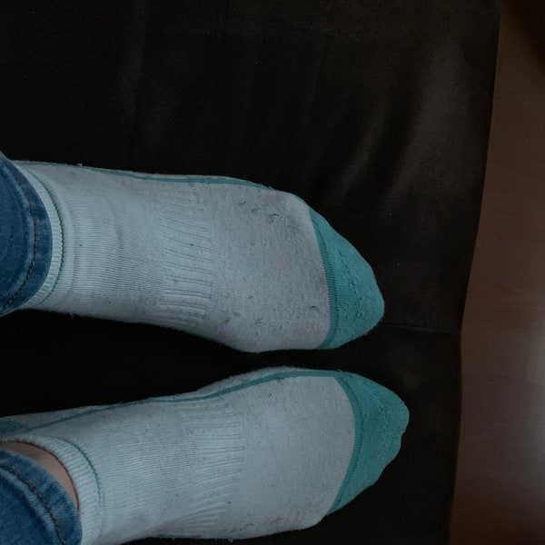 Getragene Socken