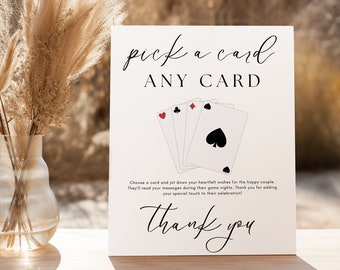 Playing Card Guest Book Sign, Playing Cards Guest Book Sign, Playing Card Wedding Guest Book Sign, Guest Book Sign For Playing Cards