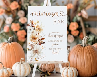 Insegna bar Mimosa con girasole, insegna bar Mimosa, addio al nubilato con girasole, decorazioni per addio al nubilato con girasole, genere neutro, stampabile all'istante - Italia