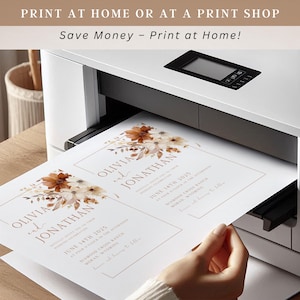 Instant download wedding suite in a boho style with customizable RSVP, suitable for email or wedding website uploads