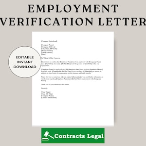 Carta de Verificación de Empleo, Confirmar Salarios, Verificación de Trabajo, Carta de Empleo, Verificación de Empleo, Confirmar Empleo, Recursos Humanos