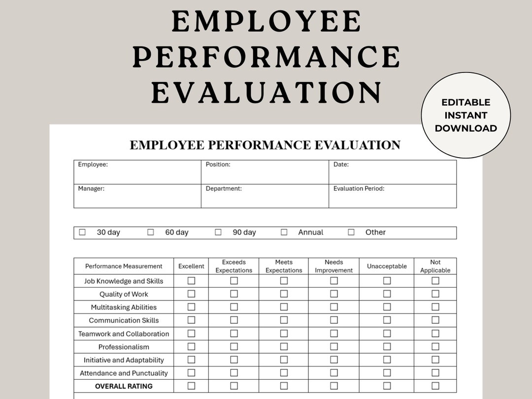 WHAT SHOULD I WRITE IN MY EMPLOYEE PERFORMANCE EVALUATION visual data 8