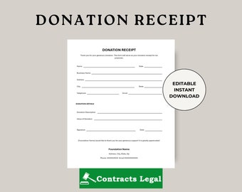 Reçu pour don à une organisation caritative, reçu pour une association caritative, reçu pour collecte de fonds, dons à une organisation caritative, reçu fiscal, formulaire de don, contribution à but non lucratif