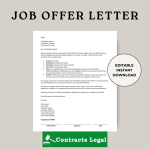 Carta de oferta de trabajo, oferta de empleo, plantilla de nueva contratación, contrato de empleado, formularios de recursos humanos, plantilla de oferta de trabajo, paquete de nueva contratación, recursos humanos
