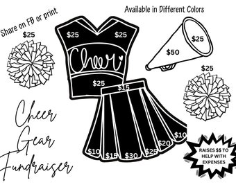 Cheer Fundraiser, Cheerleader Funding, Cheer Squad Fund, Fill My Pompom, Fun Fundraising, Sponsor My Cheer, Competitive Cheer, Cheer Fund