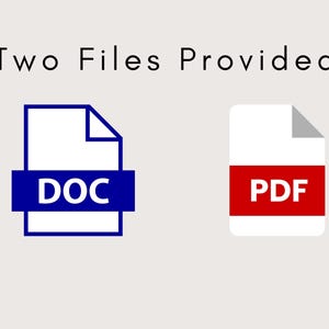 May include: Two files are shown, a blue DOC file and a red PDF file.