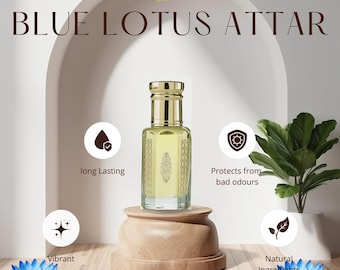 Blue Lotus Attar / Lotus Attar / Pure Blue Lotus Attar Oil