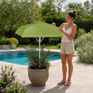 green patio umbrella cover 10 FT 6 Rib Canopy Replacement Outdoor Market Table Umbrella Strong and Thicck Canopy for Backyard Garden Courtyard Swimming Pool Lawn (Canopy ONLY),Agate : Patio, Lawn Create comfortable shade for your next backyard get Replacement Canopy for Round Market