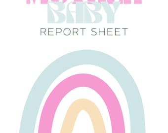 Postpartum Report Sheet