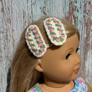 Floral Hair Clip Daisy Hair Snap Flower Hair Barrette Flower Hair Clip Kawai Hair Clip Cute Crochet Hair Clip Women Gift Unique Toddler Gift