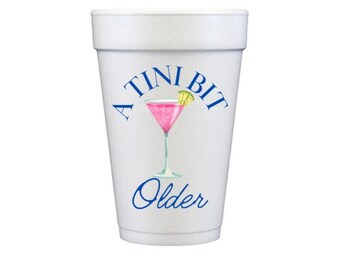 Personalized Styrofoam Cups, Birthday Cups - Birthday Foam Cups, Themed Birthday