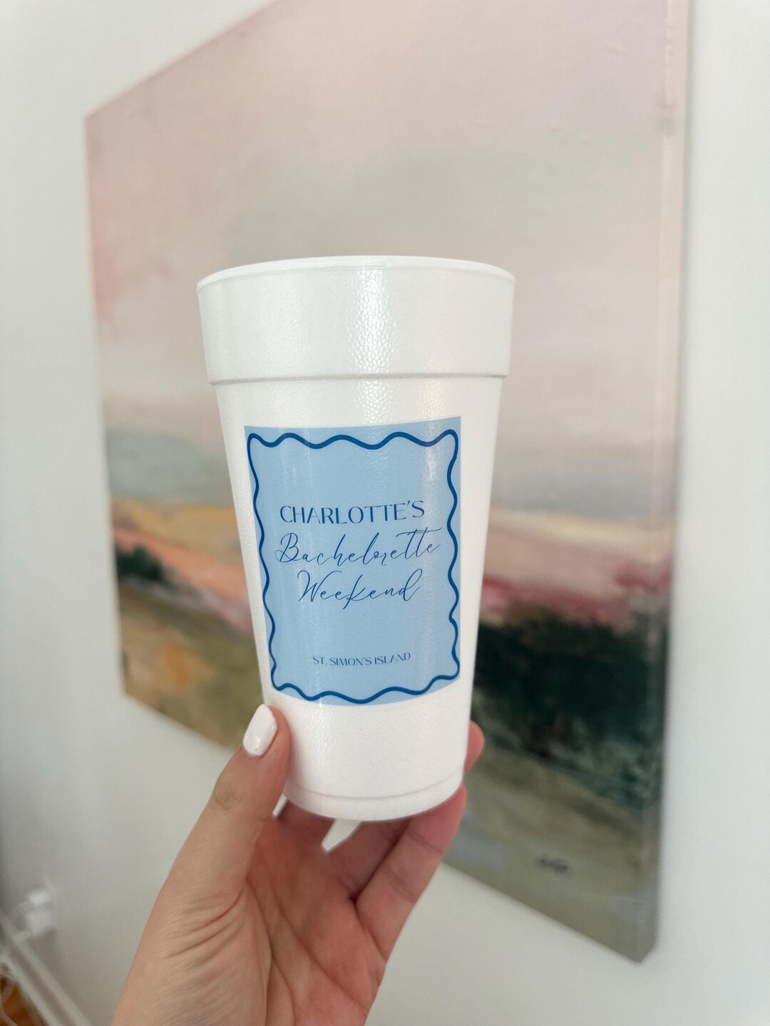 Wavy Bachelorette Cups - Bachelorette Foam Cups, Bachelorette Party - Etsy