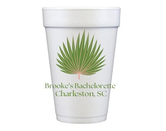 Personalized Styrofoam Cups, Bachelorette Cups - Bachelorette Foam Cups, Bachelorette Party
