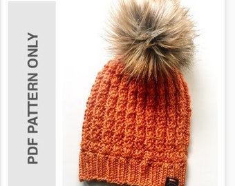 KNIT PATTERN - Heka Beanie - PDF Pattern Only