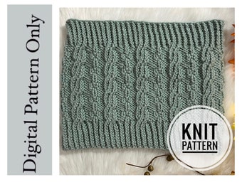 KNIT PATTERN - Cairo Cowl - PDF Pattern Only