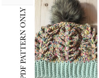 CROCHET PATTERN - Ulna Beanie - PDF Pattern Only